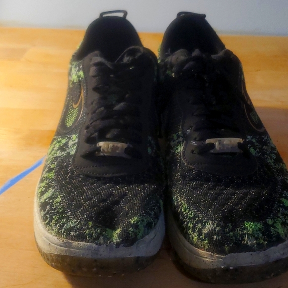 Nike Other - NIKE AIR FORCE 1 CRATER FLYKNIT NEXT NATURE 'BLACK VOLT'
